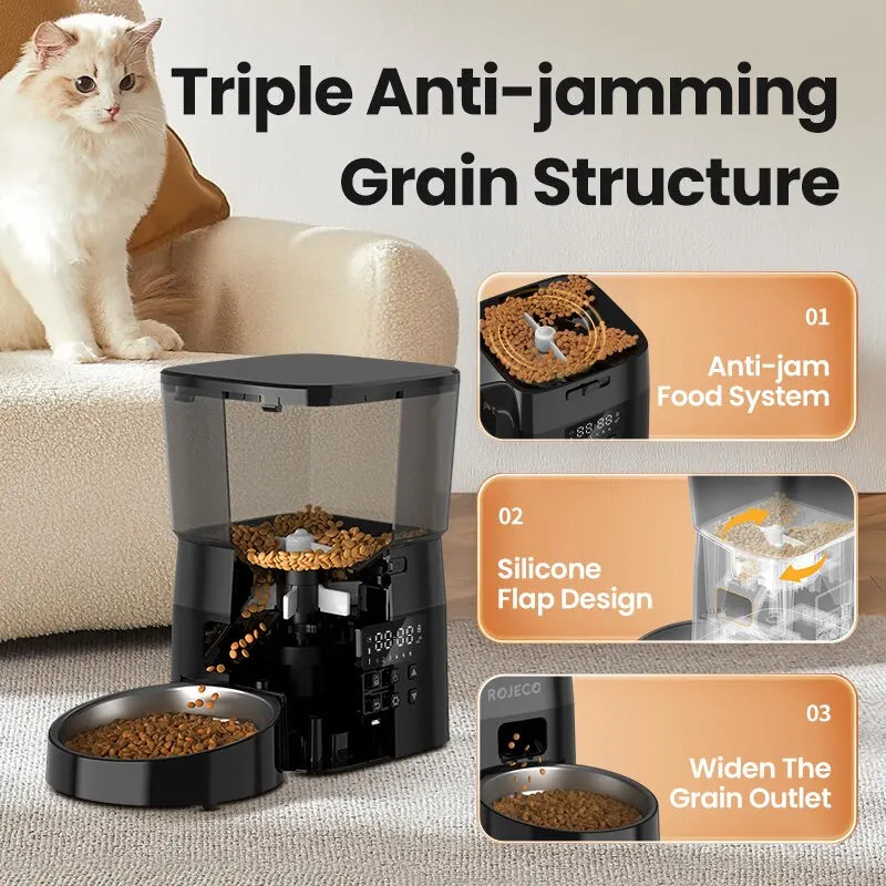 PawMeals™ Smart Automatic Pet Feeder for Cats