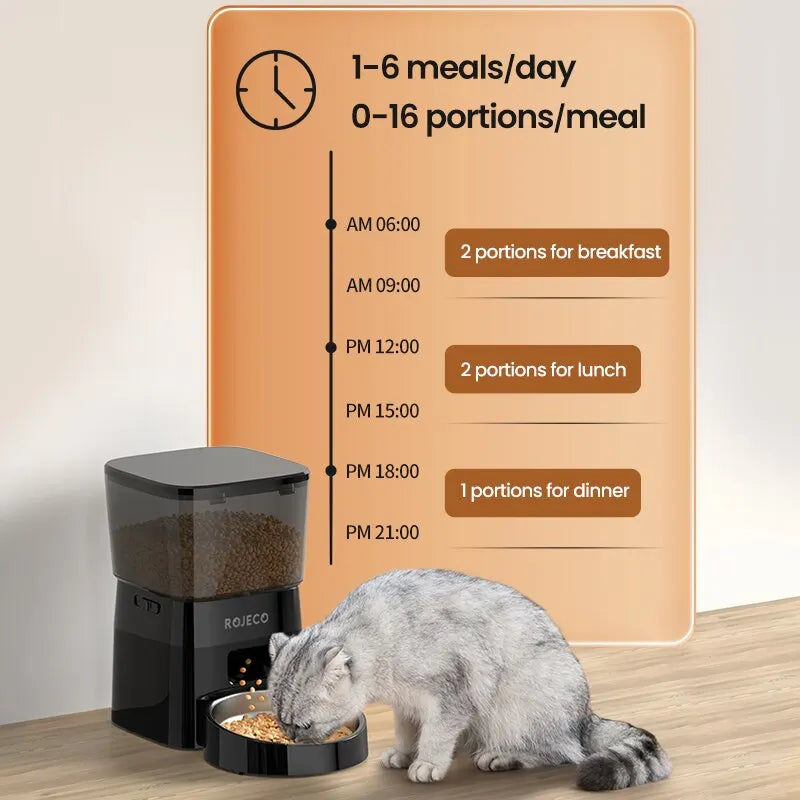 PawMeals™ Smart Automatic Pet Feeder for Cats
